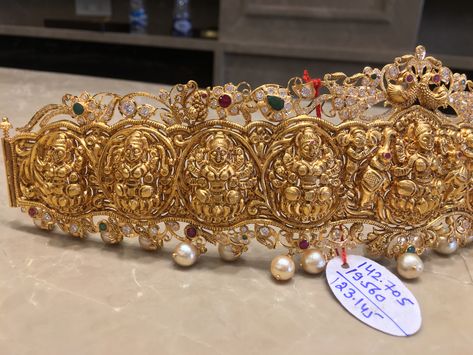 Astalakshmi Vaddanam Gold, Gold Vaddanam Designs Latest, Vaddanam Models, Gold Vaddanam, Hip Belts, Vaddanam Designs, Temple Jewellery Earrings, Bridal Jewellery Inspiration, Hand Chain Jewelry