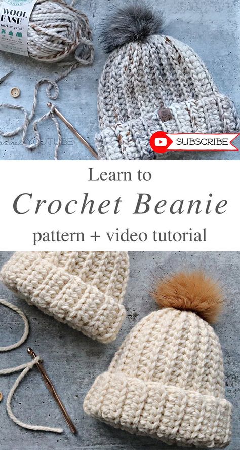 Easy Crochet Baby Hat, Crochet Queen, Crochet Baby Cap, Crochet Hat Tutorial, Beanie Pattern Free, Easy Crochet Hat Patterns, Crochet Beanie Pattern Free, Crochet Baby Beanie, Easy Crochet Hat