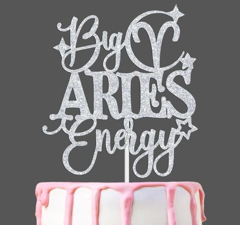 PRICES MAY VARY. 【Special design】: Apply to celebrate Aries Birthday/Baby Shower Party Decorations Supplies. 【High quality】: Made of premium card-stock. Thick glittery card-stock makes our cake toppers more durable and long lasting. It is sturdy and will not fall on the food. 【Easy to Use】:The product has been assembled and can be used directly on the cake. It is protected by cardboard and can effectively prevent the product from being damaged. 【Real Safe】: The part in contact with the cake is w Happy Birthday Aries, Aries Energy, April Aries, Aries Birthday, Aries Season, Dirty 30, Food Easy, Theme Birthday Party, Season 12