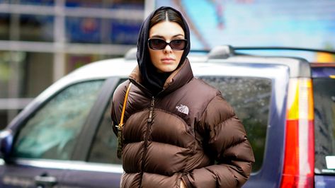 Kendall Jenner, Puffer Jacket, North Face, The North Face, Puffer, Sunglasses, Black, Instagram