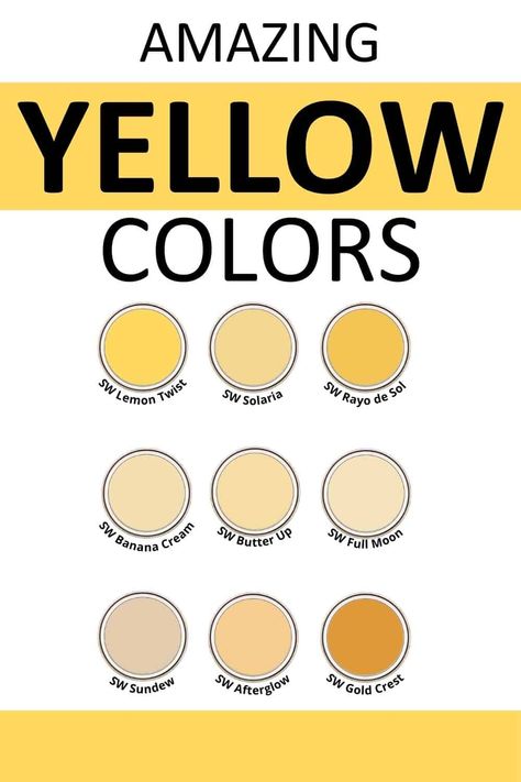 10 Best Sherwin Williams Yellow Paint Colors - West Magnolia Charm Sherwin Williams Yellow Exterior, Sherwin Williams Yellow Paint Colors, Sherwin Williams Yellow, Sunroom Colors, Exterior Paint Sherwin Williams, Most Popular Paint Colors, Yellow Paint Colors, Agreeable Gray, Popular Paint Colors