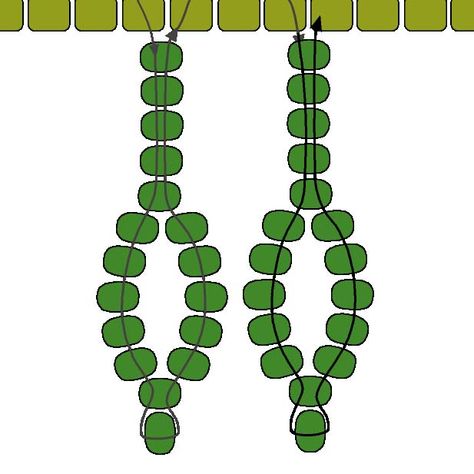 Seed Bead Leaf Pattern, Bead Techniques, Beading Tips, Beading Stitches, Seed Bead Tutorials, Bead Tutorials, Leaf Beads, Bead Fringe, Bead Weaving Tutorials