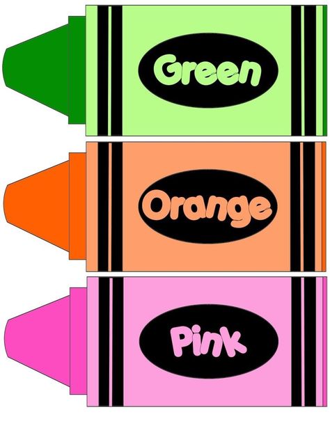 Crayon Template, Promotional Items For Business, Color Flashcards, Lacing Cards, Preschool Colors, Teaching Colors, Flashcards For Kids, Color Crayons, Toddler Learning Activities