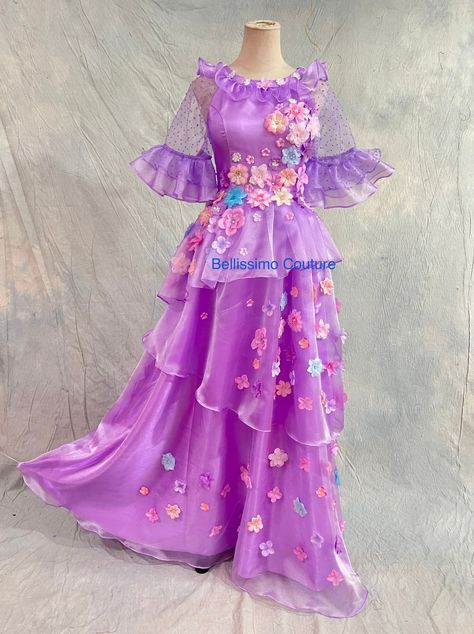 Encanto Dress, Costume Birthday Party, Isabela Madrigal, Cute Disney Outfits, Up Costume, Gowns Dresses Elegant, Fancy Dress Up, Old Fashion Dresses, Up Costumes