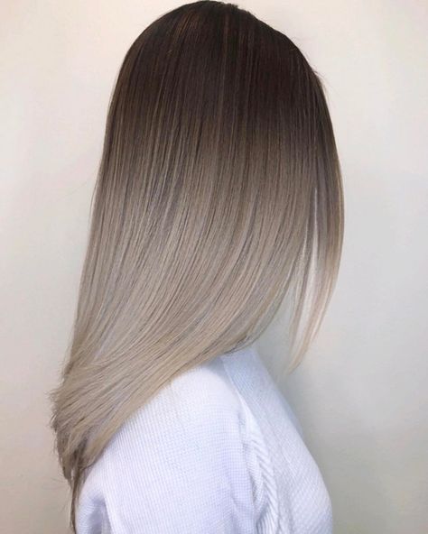 ♡pinterest: @furrychipmunk Popelavá Blond, Natural Ombre Hair, Blackberry Hair Colour, Natural Ombre, Ombré Hair, Trendy Hair Color, Brown Blonde Hair, Ombre Hair Color, Boot Camp