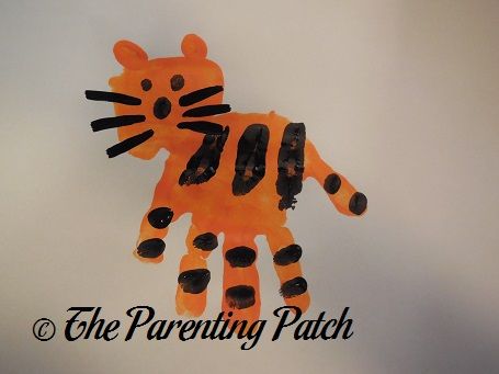 T Is for Tiger Handprint Craft | Parenting Patch T Is For, T Is For Tiger, Handprint Alphabet, Circus Week, Letter T Crafts, Make A Letter, Circus Crafts, Abc Crafts, Letter Crafts