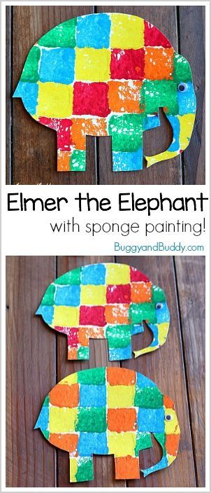 Elmer The Elephant, Mammals Activities, Blind Fold, Preschool Jungle, Zoo Preschool, Elmer The Elephants, Zoo Crafts, Zoo Activities, Activity For Preschool