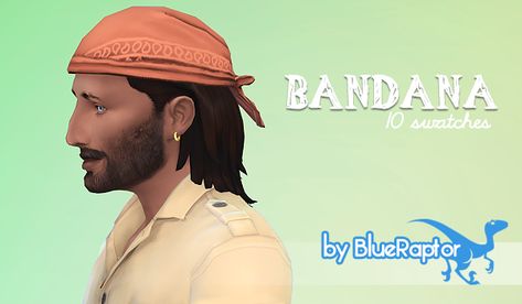 Base Game Bandana Recolors INFORMATIONSI like this bandana hat from the base game but I was always a bit disappointed by its lack of variety in colour ! So I recently made some more in all the male “adventurer shirt” swatches from ‘Jungle... Ts4 Bandana, Sims 4 Bandana Cc, Sims 4 Bandana, Pirate Bandana, Sims4 Clothes, Adventure Shirt, Red Bandana, Sims 4 Cc, The Sims 4