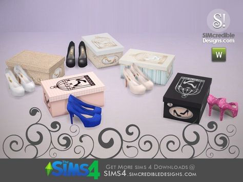 by SIMcredibledesigns.com Found in TSR Category 'Sims 4 Clutter' Sims 4 Cluter Cc Patreon, Sims 4 Bedroom Clutter, Sims 4 Decor Cc, Sims 4 Decor, Shoes Decor, Bedroom Clutter, Cc Shoes, Sims 4 Clutter, Sims 4 Bedroom