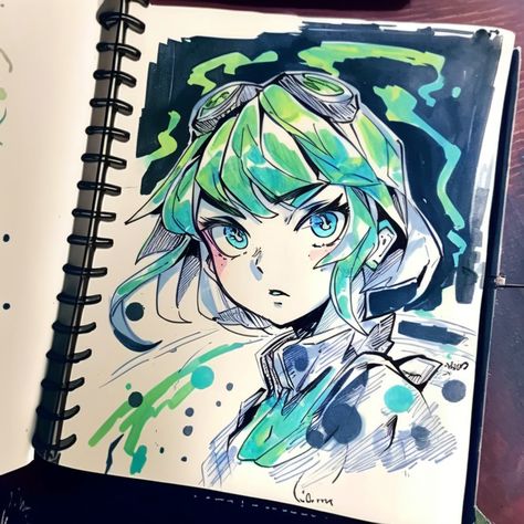 Copic Marker Art Anime, Copic Marker Art, Copic Marker, Good Art, Marker Art, Copic Markers, Copic, Art Anime, Art Styles