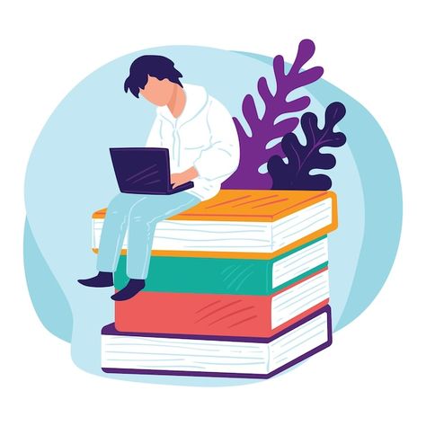 Self development and obtaining knowledge... | Premium Vector #Freepik #vector #textbook #books-study #books-education #school-library Raju Bhai, Book Png, Boy Graduation, Photo Clipart, Clipart Free, Book Icons, Cartoons Png, Cartoon Boy, Learning Design