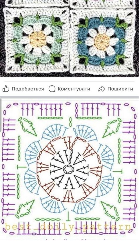 Crochet Squares With Flowers: A DIY Delight Crochet Flower Motif, Crochet Flower Granny Square Pattern, Holding Something, Gilet Crochet, Granny Square Crochet Patterns Free, Crochet Idea, Crochet Bedspread Pattern, Mode Crochet, Crochet Motif Patterns