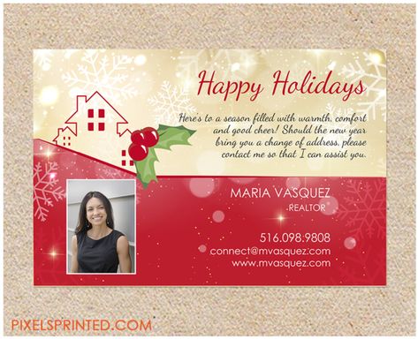 real estate direct mail holidays Real Estate Christmas Cards, Realtor Christmas Cards, Real Estate Holiday Cards, Email Christmas Cards, Direct Mail Marketing, Real Estate Postcards, Holiday Emails, Real Estate Advertising, Peinados Recogidos