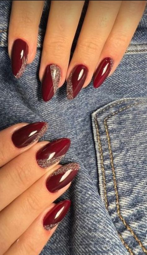 Mulberry Nails Design, Trendy Nail Colors, Red Summer Nails, Quartz Nails, Fancy Nail Art, Nail Art Tips, Spring Nail Designs, Fancy Nails Designs, Nail Art Disney