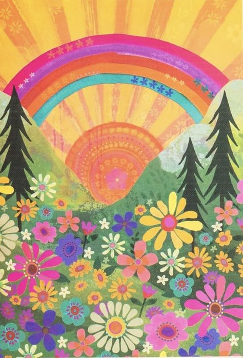 Natural Life Wallpaper Iphone Wallpapers, Natural Life Wallpaper, Mundo Hippie, Painted Rocking Chairs, Spiritual Paintings, Collage Book, Graphic Novel Art, Boho Wallpaper, Rainbow Light