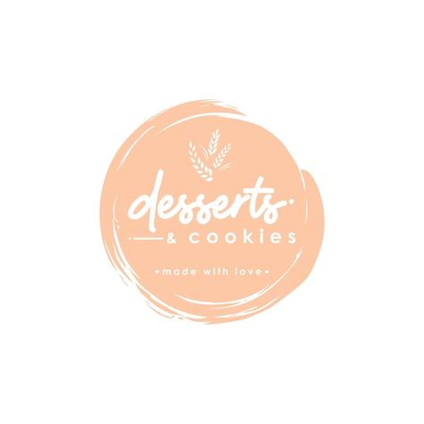 Vector desserts and cookies logo icon mo... | Premium Vector #Freepik #vector #baking-logo #logo-banner #badge #bakery-logo Table Logo Design, Dessert Shop Logo, Cookies Logo, Dessert Logo, Baking Logo, Cake Logo Design, Logo Banner, Food Logo Design, Cake Logo