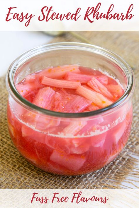 How To Cook Rhubarb, Stewed Rhubarb, Simple Ingredient Recipes, Good For Diabetics, Recipe With Honey, Root Vegetables Recipes, Vegetable Recipe, Fruit Sauce, Root Vegetable