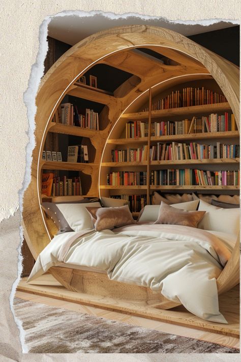 Escape into a world of literature with library beds! 📚✨ Transform your bedroom into a cozy reading sanctuary. #BookNook #LibraryBeds #BedroomDecor #ReadingRetreat #HomeInspiration Library Corner Bedroom, Book Bedroom Ideas, Aesthetic Library Room, Library Bedroom Ideas, Bedroom Library Ideas, Soft Sofas, Reading Sanctuary, Library Bed, Bookish Bedroom