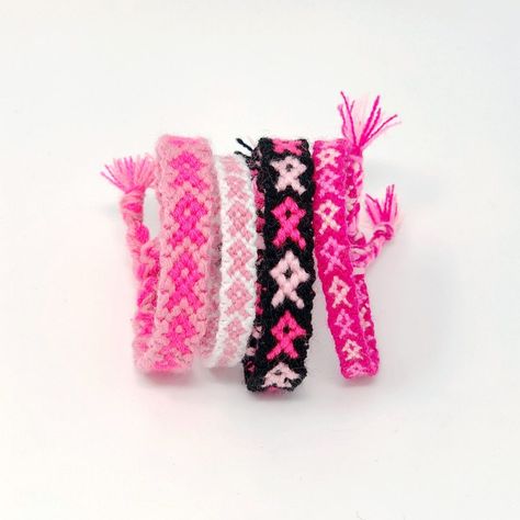 Ribbon Friendship Bracelet, Pink Friendship Bracelet, Charity Ideas, Beading Loom, Diy Friendship Bracelets Tutorial, Ribbon Bracelet, Cute Friendship Bracelets, Creative Juice, Pisces Quotes