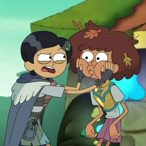 Marcy Wu Fan Art, Amphibia Screenshots, Anne And Marcy, Marcy And Anne, Darcy Amphibia, Anne X Marcy, Amphibia Marcanne, Simpsons Movie, The Simpsons Movie