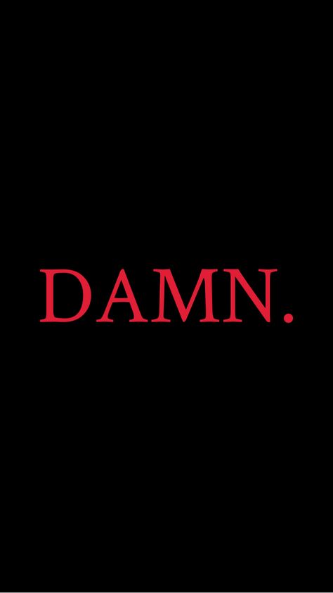 Damn Wallpaper, Damn Kendrick Lamar, Kendrick Lamar, Wallpaper Iphone, Wallpapers, Iphone, Red, Black