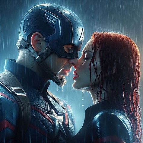 Steve Rogers And Natasha Romanoff Fanart, Captain America X Black Widow, Captain America Black Widow, Bucky And Natasha, Capt America, Marvel Couples, Natasha Romanoff, Cartoon Movies, Steve Rogers