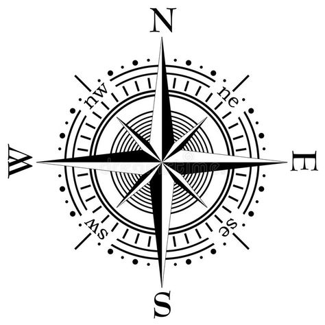 Compass Clock, Compass Vector, Vintage Compass, Anchor Tattoos, Wind Rose, Nautical Compass, Hawaiian Tattoo, Compass Rose, Compass Tattoo