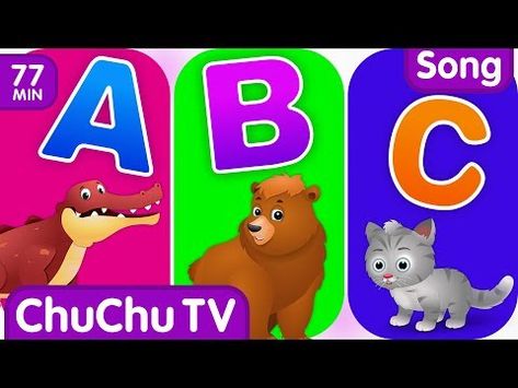 Random YouTube Video on vTomb - ChuChu TV Alphabet Animals Song with Animal Names & Animal Sounds | Nursery Rhymes for Kids Abcd For Kids, Kids Learning Alphabet, Alphabet Animals, Phonics Song, Animal Names, Abc Songs, Preschool Coloring Pages, Alphabet Songs, Workout Quotes