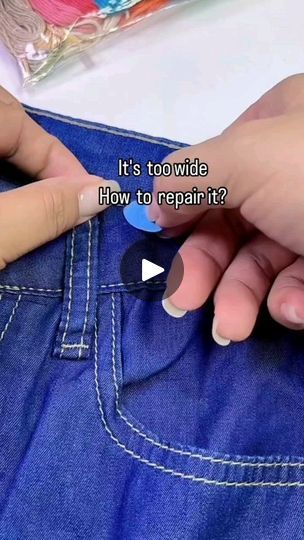 Hidden Stitch, Repair Jeans, Mending Clothes, Crochet Bows, Baby Shower Brunch, Sewing Tutorials Clothes, Repair Clothes, Sewing Class, Sewing Organization