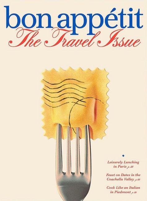 Bon Appetit Restaurant Trends, Bon Appetit Magazine, Food Magazine, Food Poster, Print Magazine, Graphic Design Posters, Magazine Design, Visual Design, Food Design