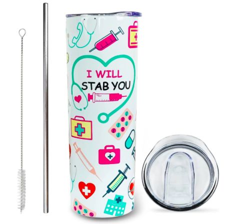 muanns Nurse Gifts for Women - Nurse Tumbler Nurse Coffee Mug Cup with Lid and Straw - 20 Oz Stainless Steel Insulated Water Bottle - Gifts for Practitioner Nurse Nursing Student Men Women Doctor Retirement, Women Celebrating, Amazon Items, Nursing School Gifts, Nurse Tumbler, Water Bottle Gift, Cup With Lid And Straw, Graduation Funny, Women Nurse