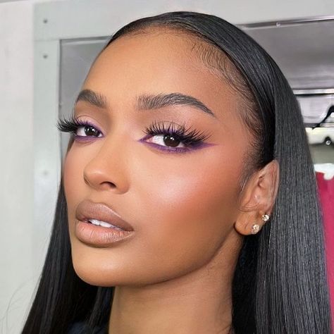 Makeup Look Black Women, Airport Aesthetics, Marilyn Melo, Brown Girls Makeup, Makeup Lessons, Soft Glam Makeup, Face Beat, Valentines Makeup, Photoshoot Makeup