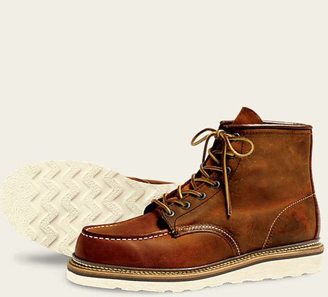 Red Wing Classic Moc Redwing Boots, Gum Boot, Wing Boots, Moc Toe Boots, Red Wing Boots, Wing Shoes, Red Wing Shoes, Mens Boots Fashion, Red Wing