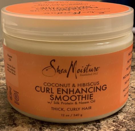 3c4a Hair, Walmart List, Curly Inspiration, Shea Moisture Coconut, Organic Natural Hair Products, 3b Hair, Curl Enhancing Smoothie, Curl Care, Coconut Hibiscus