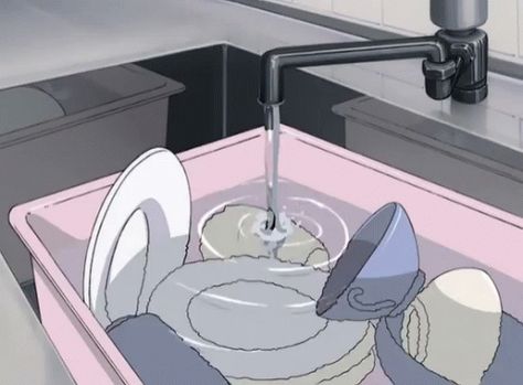 Anime Dishes GIF - Anime Dishes Washing - Discover & Share GIFs Anime Bento, Anime Gifs, Japon Illustration, Old Anime, Anime Gifts, 90s Anime, Aesthetic Gif, Monster Hunter, Neon Genesis Evangelion