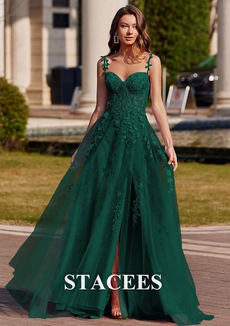 Dark Green Prom Dresses, Turquoise Prom Dresses, Cotillion Dresses, Farewell Dresses, Floral Prom Dress, Matric Dance Dresses, Prom Dress Inspo, Prom Inspiration, Floral Prom Dresses