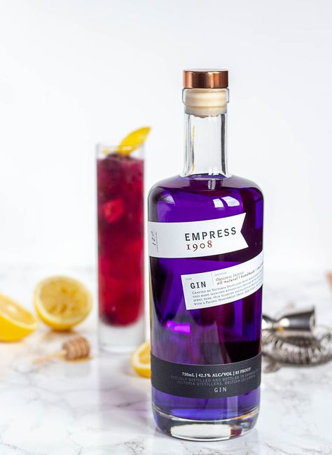 Empress Gin Cocktail, Bits And Bites, Empress Gin, Empress 1908 Gin, Bees Knees Cocktail, Easy Gin Cocktails, How To Make Gin, Classic Gin Cocktails, Creative Cocktails