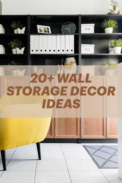 20+ WALL STORAGE IDEAS FOR INTERIOR Cool Wall Storage, Decorative Wall Storage Ideas, Wall Cubes Ideas Decor, Wall Storage Design, Cube Storage Bedroom, Storage Walls, Wall Storage Ideas, Storage Design Ideas, Wall Cubes