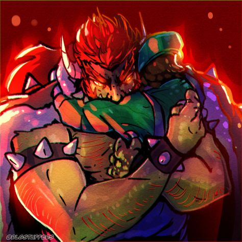 Bowigi Fanart, Human Bowser X Luigi, Bowigi Fan Art, Bowuigi Ship, Luigi X Bowser Fanart, Luigi X Bowser Ship Fanart, Browser X Luigi, Bowuigi Fanart, Bowluigi Fanart