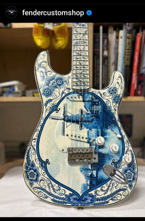 Leo Fender, Stratocaster Guitar, Hobbies For Men, Beautiful Guitars, Guitar Art, Custom Guitars, Guitar Design, Diy Inspiration, Drums