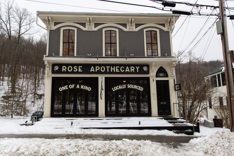 Schitt's Creek is a real place, and you can visit it in upstate NY Rose Apothecary, Lake George Village, Beekman 1802, Storefront Design, Schitt's Creek, Schitts Creek, Upstate Ny, Upstate New York, New York Travel