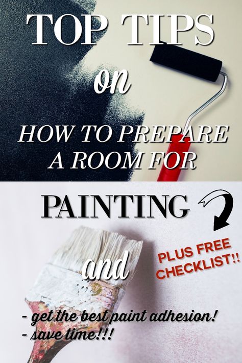 Get your FREE How to Prepare a Room for Painting Checklist to print off and keep in your home binder or with your paint supplies! Save time, get the best paint adhesion and blitz through the painting process so you can enjoy your newly painted room as quickly as possible! Sherwin Williams Acacia Haze, Sherwin Williams Poised Taupe, Room For Painting, Acacia Haze, Bedroom Remodel Ideas, Poised Taupe, Painting A Room, Soothing Bedroom, Guest Bedroom Remodel