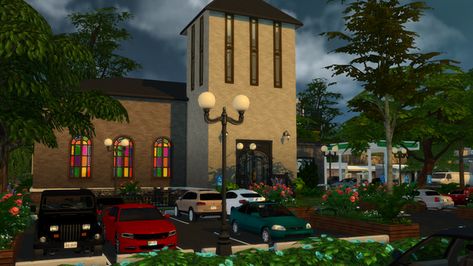 Sims 4 Church, Pastors Office, Second Floor Balcony, Sunday School Rooms, Sims 4 Patreon, Sims 4 Body Mods, Willow Creek, Sims 4 Collections, Best Mods