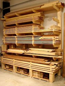 Lumber Storage Rack, Lumber Rack, Lumber Storage, Workshop Layout, Woodworking Shop Layout, Woodworking Shop Projects, Shop Layout, Woodworking Workshop, Shop Organization