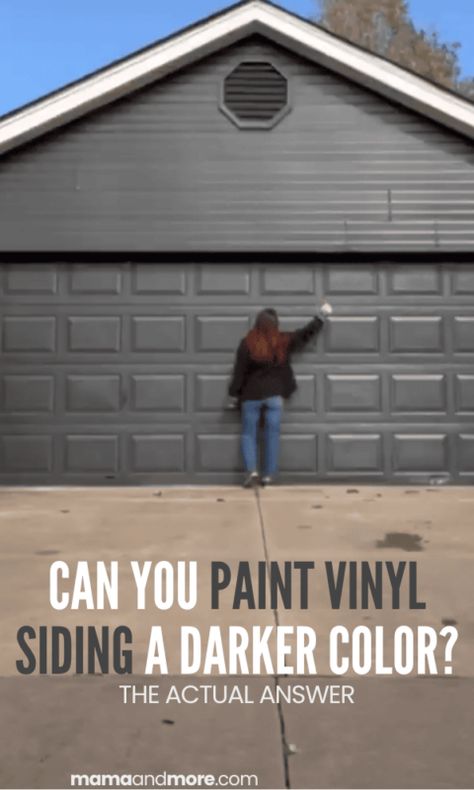 Can You Paint Vinyl Siding Darker? (The Actual Answer) - Mama and More Vinyl Siding Paint Colors, Dark Vinyl Siding, Siding Paint Colors, Vinyl Siding Paint, Vynal Siding, Vynil Siding, Vinyl Siding Trim, Replacing Vinyl Siding, White Vinyl Siding