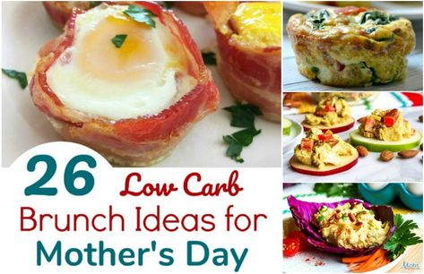 Mother's Day is right around the corner and, of course, we are all looking for ways to spoil our Moms on her special day! Why not spoil her with a delicious brunch made special just for her? We have 26 Scrumptious Low Carb Brunch Ideas for Mother's Day that you can't go wrong with! Low Carb Brunch, Mothers Day Brunch Ideas, Easy Brunch Menu, Keto Brunch, Fathers Day Brunch, Mother's Day Banner, Ideas For Mother's Day, Easy Brunch Recipes, Healthy Brunch