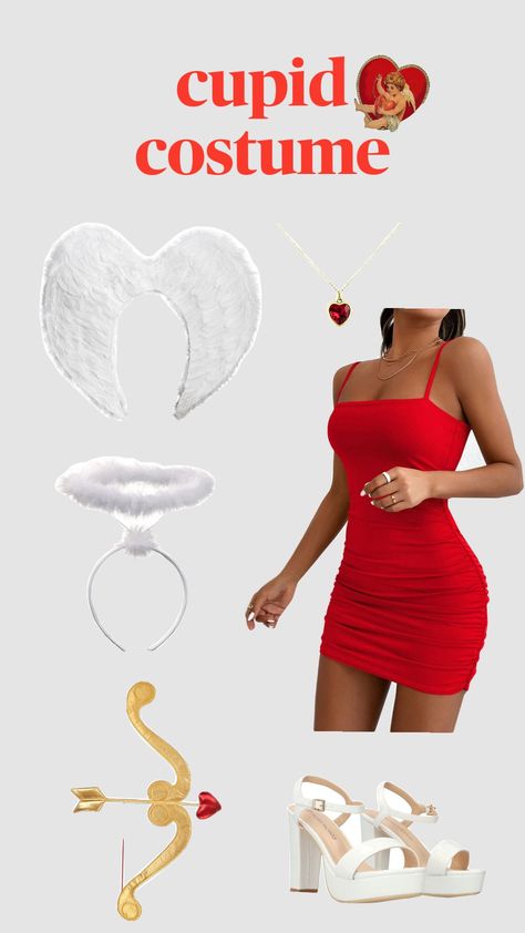 costume cupid Cupid Costume, Halloween Parejas, Womens Costume, Devil Costume, Halloween Disfraces, Costumes For Women, Halloween Costume, Halloween Costumes, Halloween