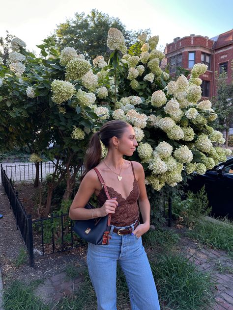 aerie tank, levi’s jeans, end of summer outfit, transitional outfit, women’s fashion, women’s style, concert outfit, high pony, dooney and bourke Levi’s Jeans, Transition Outfits, Summer Evening, Dooney & Bourke, End Of Summer, Concert Outfit, Summer Outfits, Thing 1, Concert