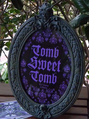 Disney Haunted Mansion Tomb Sweet Tomb Photo Frame Picture Home Tombstone | Collectibles, Disneyana, Contemporary | eBay! Pretty Halloween Decorations, Vampire Bedroom, Tomb Sweet Tomb, Halloween Lifestyle, Witches Ball, Grave Stones, Halloween Room, Fairy Halloween Costumes, Crazy House