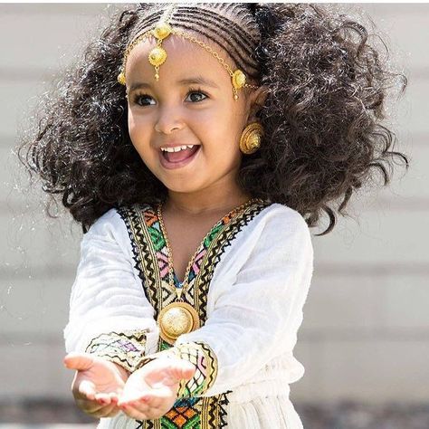 Tigray, Ethiopia l Habesha l Recent photo. Kids Hairstyles For Wedding, Hairstyles Pictures, Hair Cute, Mixed Kids, Wedding With Kids, Hair Pictures, Black Girls Hairstyles, Black Kids, Black Is Beautiful